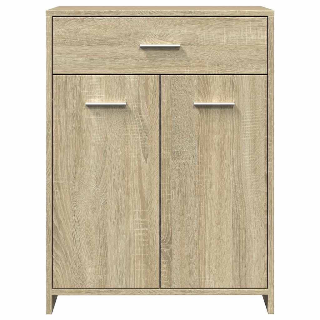 Mobile da Bagno Rovere Sonoma 60x33x80 cm in Legno tecnico