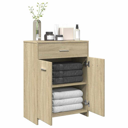 Mobile da Bagno Rovere Sonoma 60x33x80 cm in Legno tecnico
