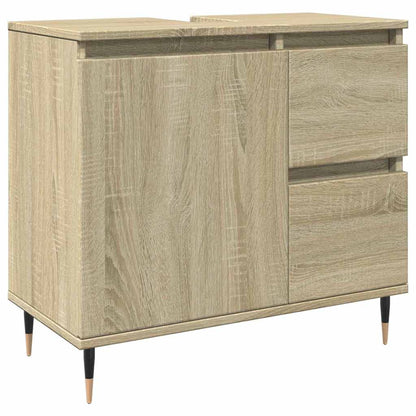 Mobile Lavabo da Bagno Rovere Sonoma 65x33x60 cm in Truciolato