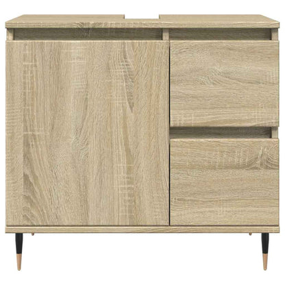 Mobile Lavabo da Bagno Rovere Sonoma 65x33x60 cm in Truciolato