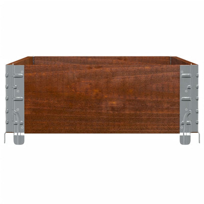 Fioriera da Giardino Marrone 100x50 cm Legno Massello di Pino