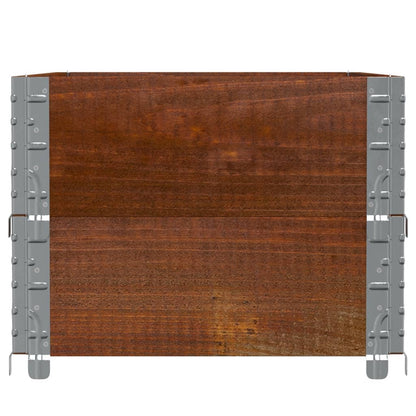 Fioriera da Giardino Marrone 100x50 cm Legno Massello di Pino