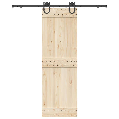 Kit di Binari per Porte Scorrevoli 183 cm Acciaio Nero