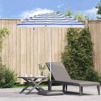Ombrellone Blu e Bianco 161 x 161 x 193 cm Poliestere