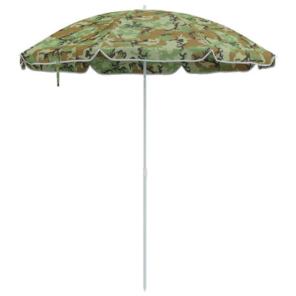 Ombrellone da Spiaggia Mimetico 206 x 206 x 212 cm