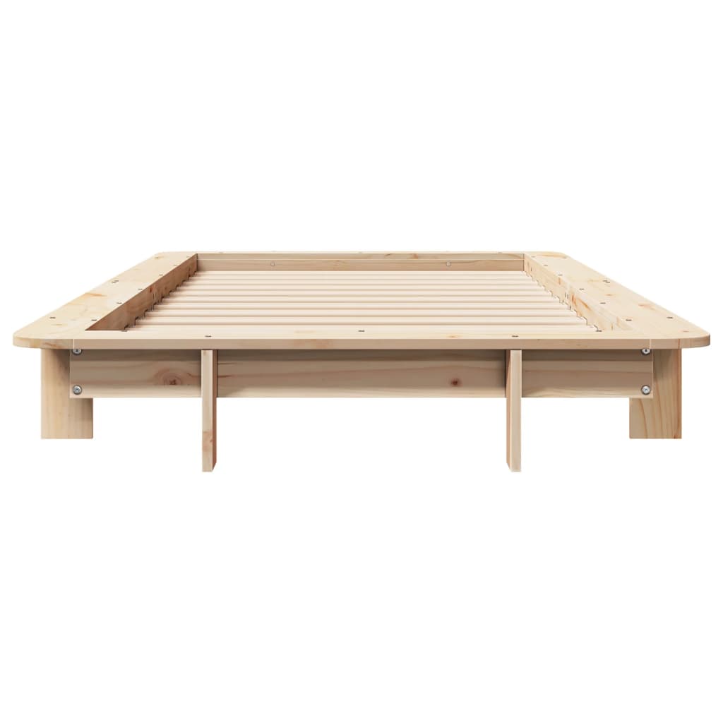 Letto senza Materasso 75x190 cm in Legno Massello Pino