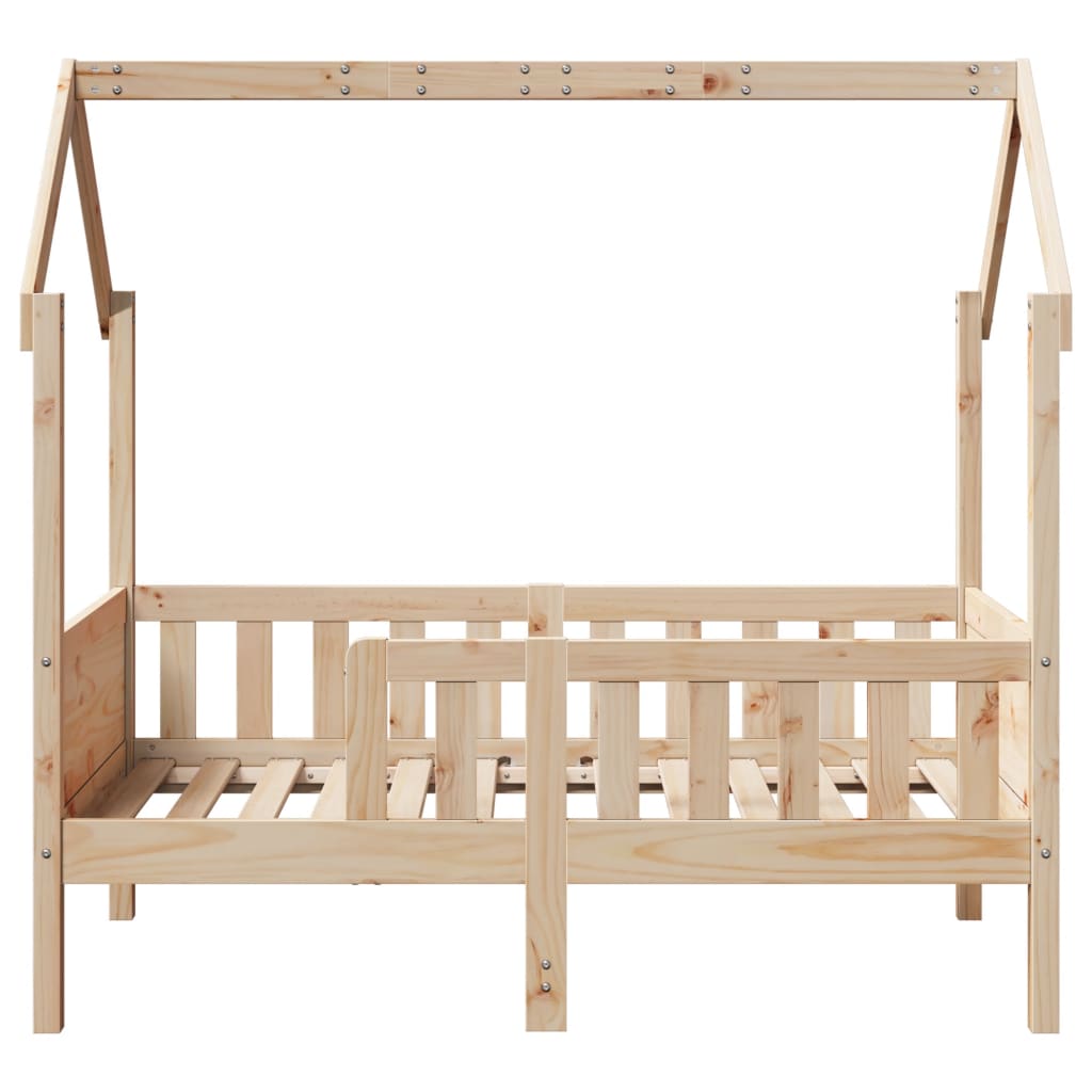 Giroletto Casetta per Bambini 70x140 cm Legno Massello di Pino