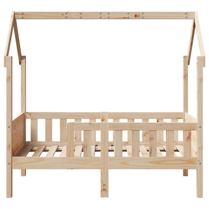 Giroletto Casetta per Bambini 70x140 cm Legno Massello di Pino