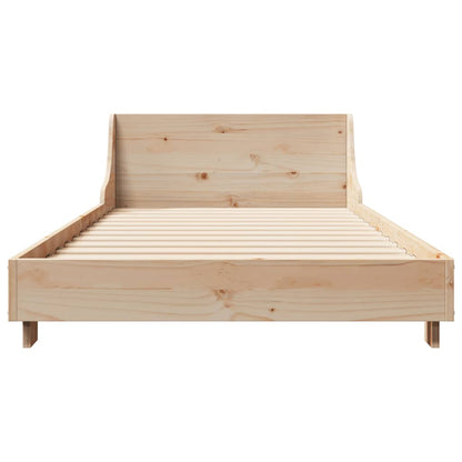Letto senza Materasso 90x200 cm in Legno Massello di Pino