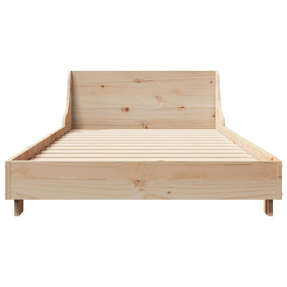 Letto senza Materasso 75x190 cm in Legno Massello Pino