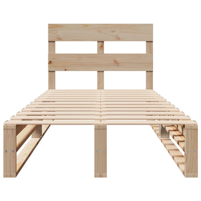 Letto senza Materasso 90x200 cm in Legno Massello di Pino