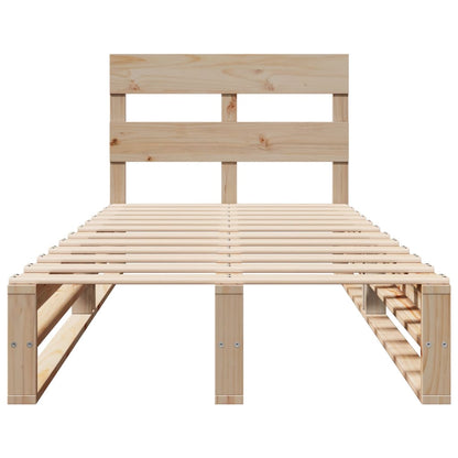 Letto senza Materasso 75x190 cm in Legno Massello Pino