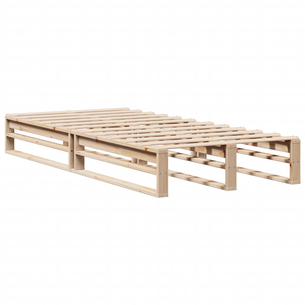 Letto senza Materasso 90x200 cm in Legno Massello di Pino