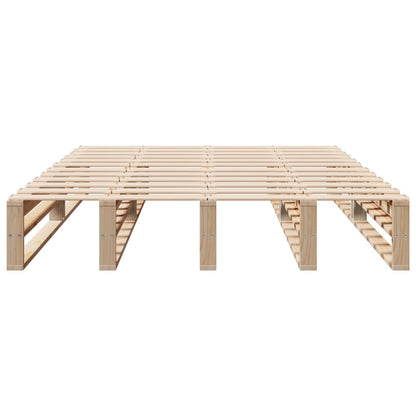 Letto senza Materasso 120x200 cm in Legno Massello di Pino