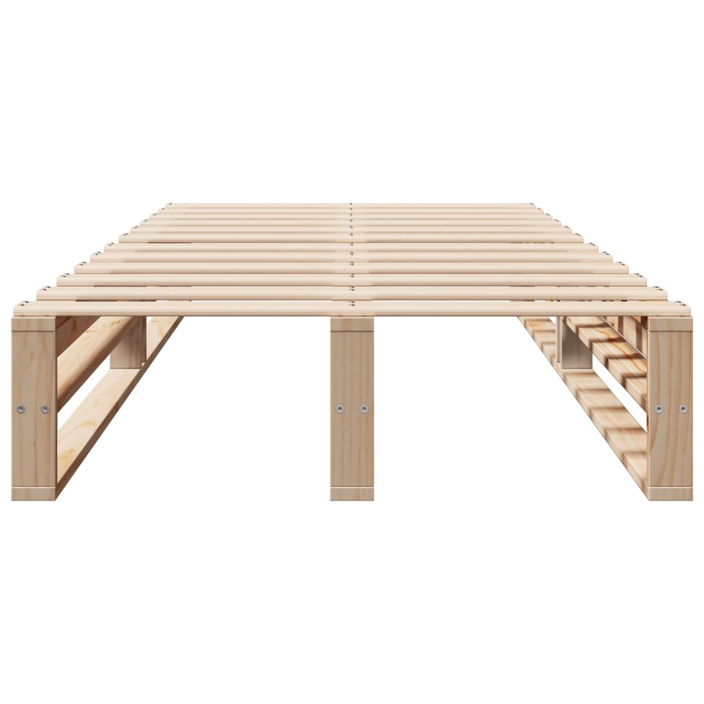 Letto senza Materasso 75x190 cm in Legno Massello Pino
