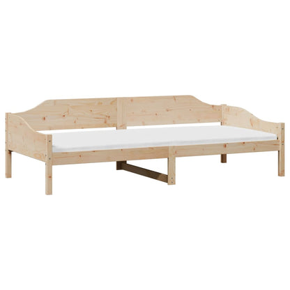 Letto senza Materasso 90x200 cm in Legno Massello di Pino