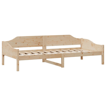 Letto senza Materasso 90x200 cm in Legno Massello di Pino