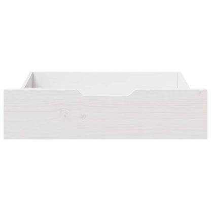 Cassettoni da Letto 2 pz Bianchi 65x55x17 cm in Legno di Pino