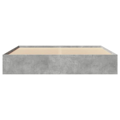 Giroletto senza Materasso Grigio Cemento 180x200 cm Truciolato