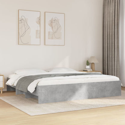 Giroletto senza Materasso Grigio Cemento 180x200 cm Truciolato