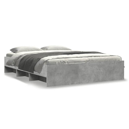 Giroletto senza Materasso Grigio Cemento 160x200cm Truciolato