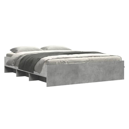 Giroletto senza Materasso Grigio Cemento 160x200cm Truciolato