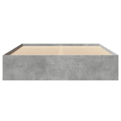 Giroletto senza Materasso Grigio Cemento 160x200cm Truciolato