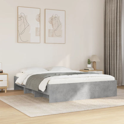 Giroletto senza Materasso Grigio Cemento 160x200cm Truciolato