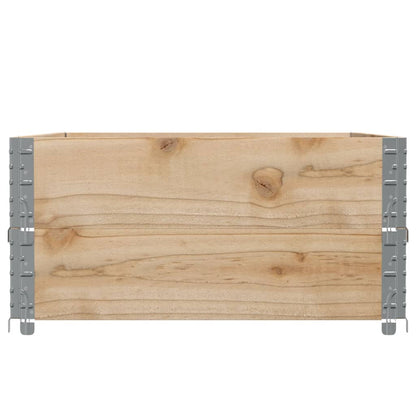 Fioriera da Giardino Marrone 120x80 cm Legno Massello di Pino