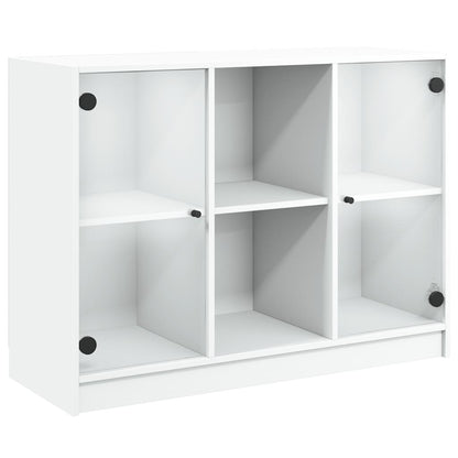 Credenza Bianca 102x37x75,5 cm in Truciolato
