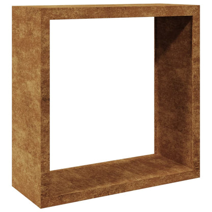 Rack per Legna da Ardere 100x40x100 cm in Acciaio Corten