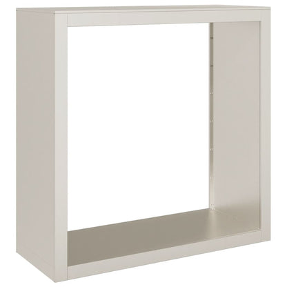 Rack per Legna da Ardere 100x40x100 cm in Acciaio Corten