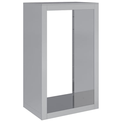 Rastrelliera per Legna 60x40x100 cm in Acciaio Zincato