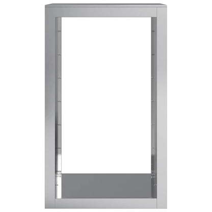 Rastrelliera per Legna 60x40x100 cm in Acciaio Zincato