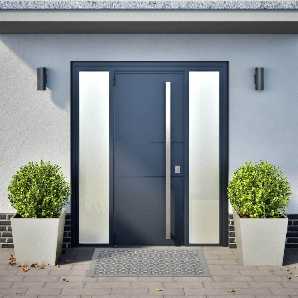 Fioriere da Giardino 2 pz 50x50x50 cm in Acciaio Inox