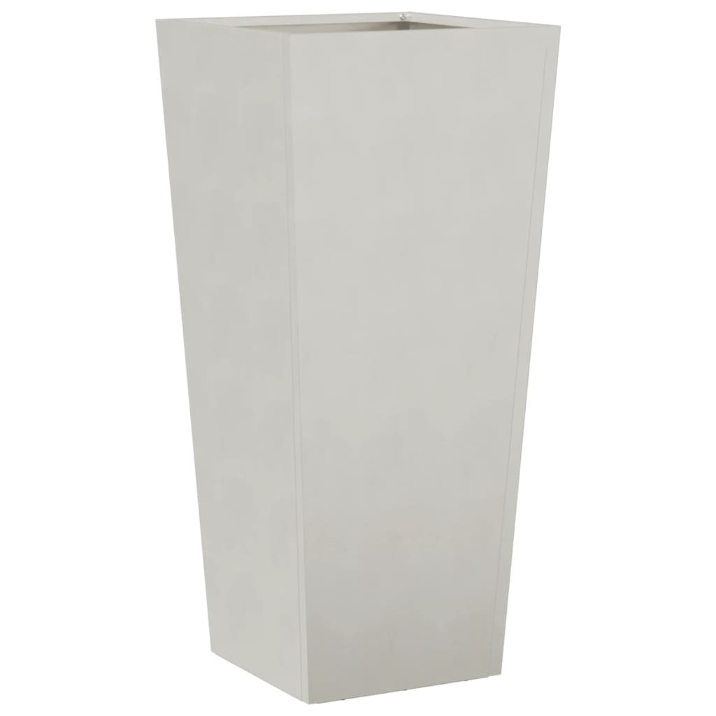 Fioriera da Giardino 35x35x75 cm in Acciaio Inox