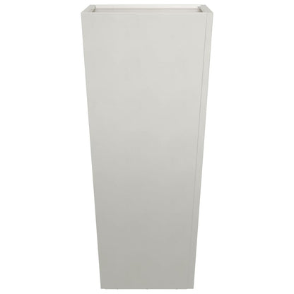 Fioriera da Giardino 35x35x75 cm in Acciaio Inox