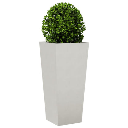 Fioriere da Giardino 2 pz 35x35x75 cm in Acciaio Inox
