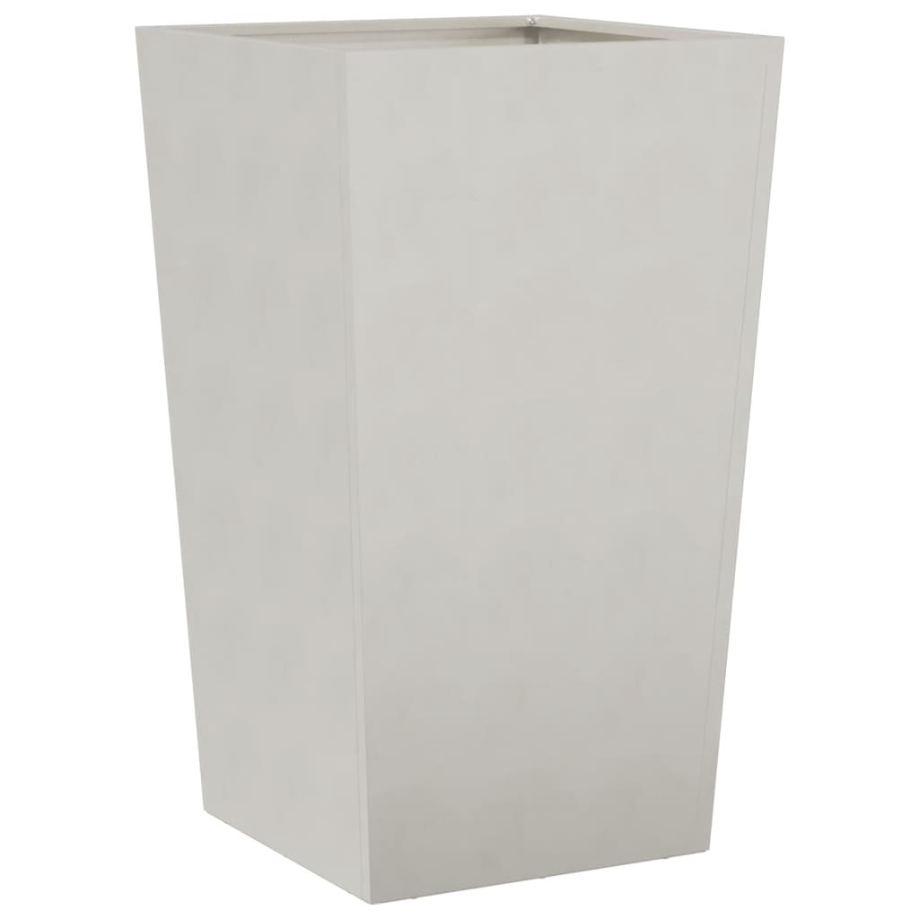 Fioriera da Giardino 45x45x75 cm in Acciaio Inox