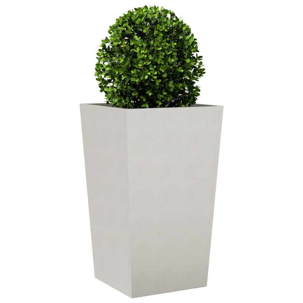 Fioriera da Giardino 45x45x75 cm in Acciaio Inox