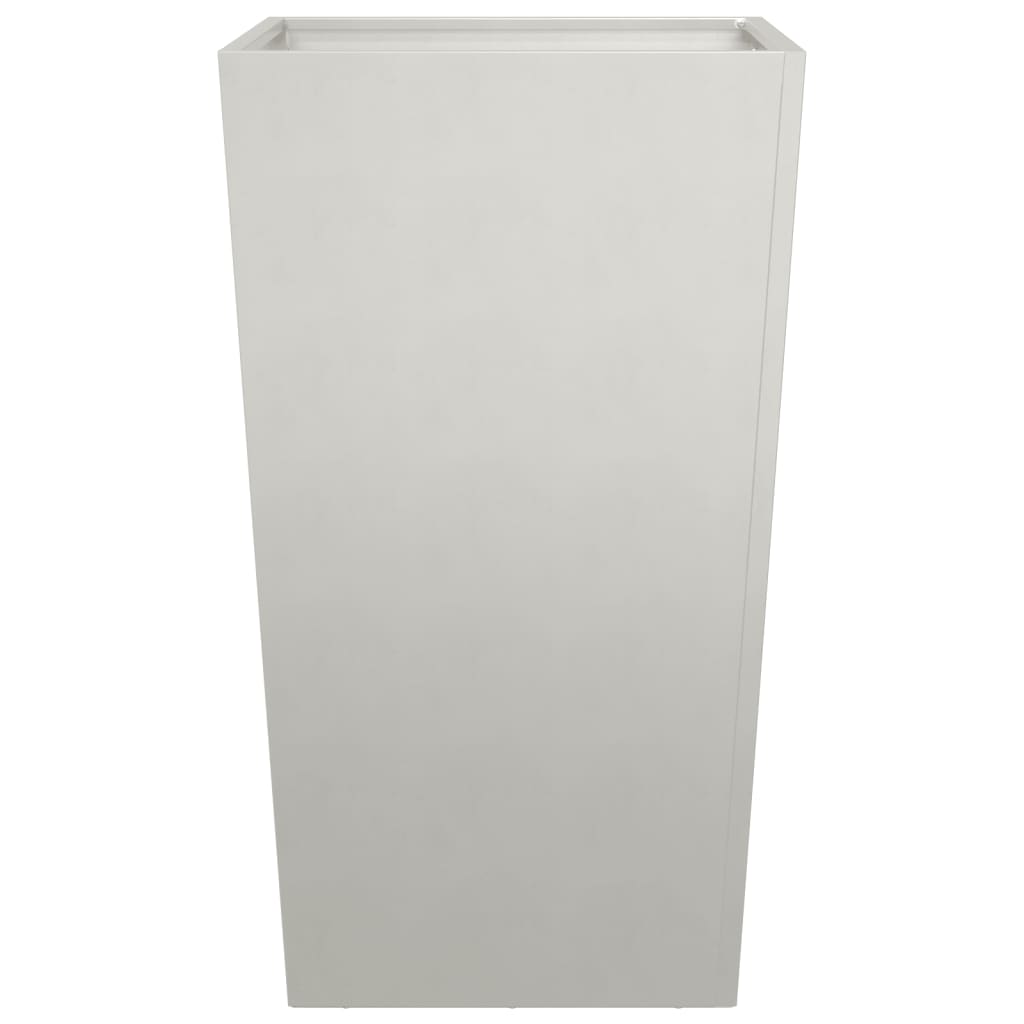 Fioriera da Giardino 45x45x75 cm in Acciaio Inox