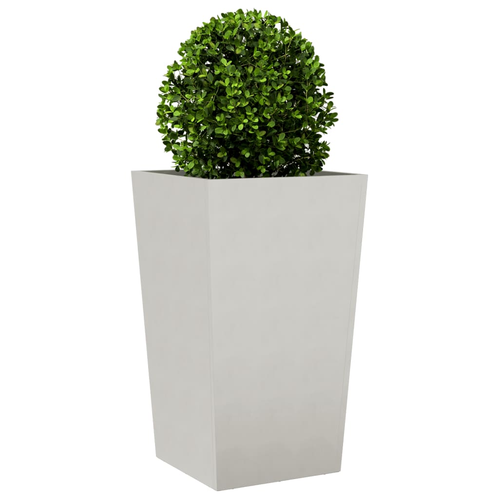 Fioriere da Giardino 2 pz 45x45x75 cm in Acciaio Inox