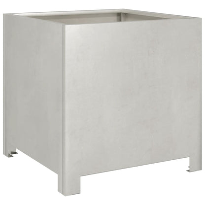 Fioriera da Giardino 40x40x40 cm in Acciaio Inox