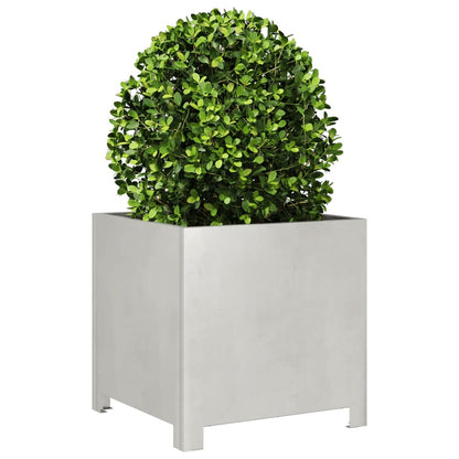 Fioriera da Giardino 40x40x40 cm in Acciaio Inox