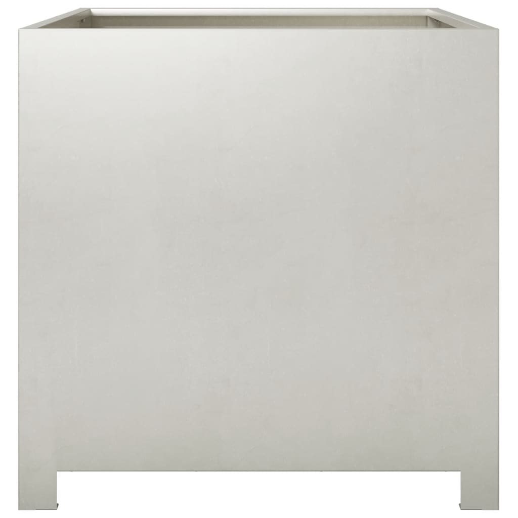 Fioriera da Giardino 50x50x50 cm in Acciaio Inox