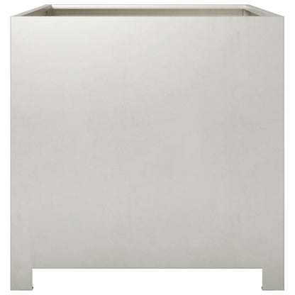 Fioriera da Giardino 50x50x50 cm in Acciaio Inox