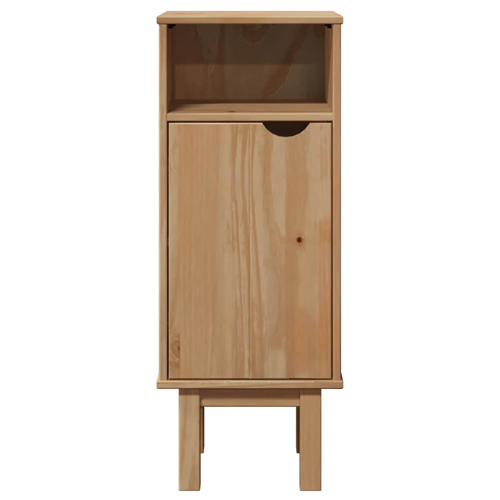 Mobile da Bagno OTTA 35x30x90 cm in Legno Massello di Pino
