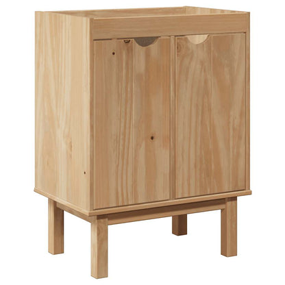 Mobile da Bagno OTTA 59x40x80 cm in Legno Massello di Pino