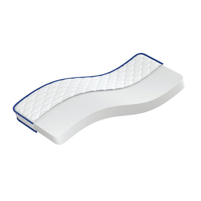 Materasso Viscoelastico Bianco 80x160x17 cm Morbido