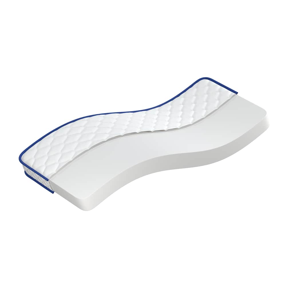 Materasso Viscoelastico Bianco 80x200x17 cm Morbido